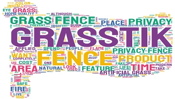 Grass Privacy Fence – Fake Grass Wall - Artificial Grass