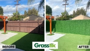 Privacy Fence Panels–Grass Privacy