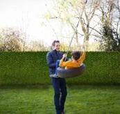 Security with Grass Fence